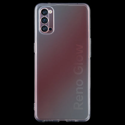 Clear TPU phone case for OPPO Reno 4 Pro 5G, full back coverage with camera opening