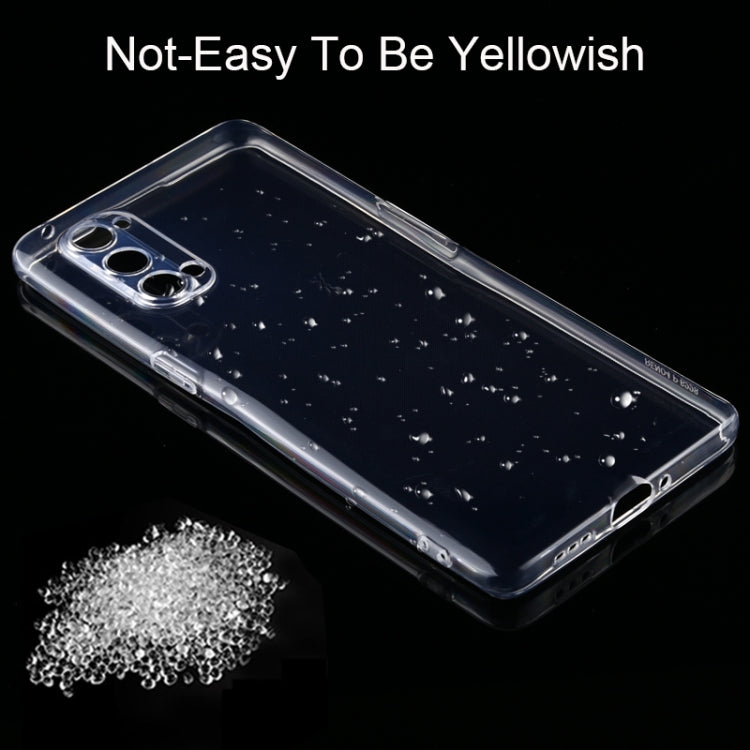 Clear TPU phone case for OPPO Reno 4 Pro 5G with slim profile and camera cutouts