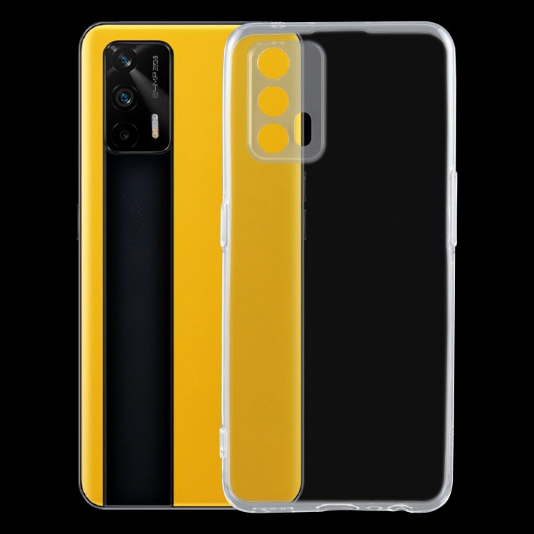 Ultra-thin transparent TPU phone case with camera and flash cutouts, clear fit
