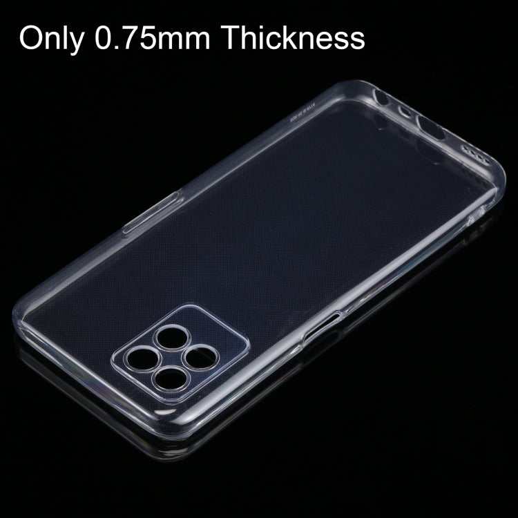 Ultra-thin clear TPU phone case with precise cutouts along the edges