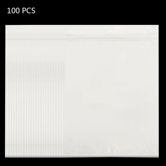 Anti-static zip lock bags, white, flat pack view