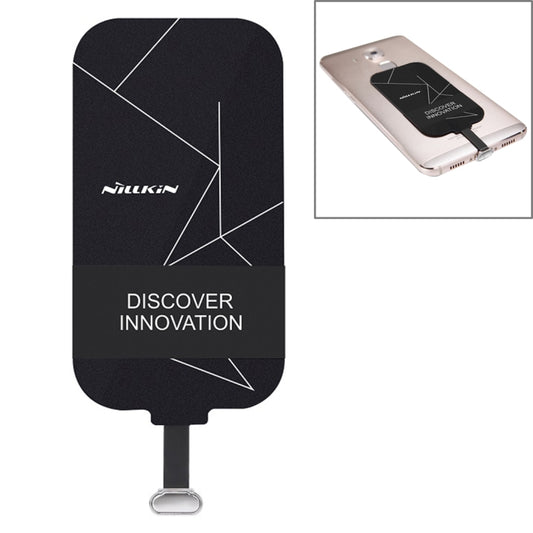 NILLKIN black wireless charging receiver tag with Type-C connector