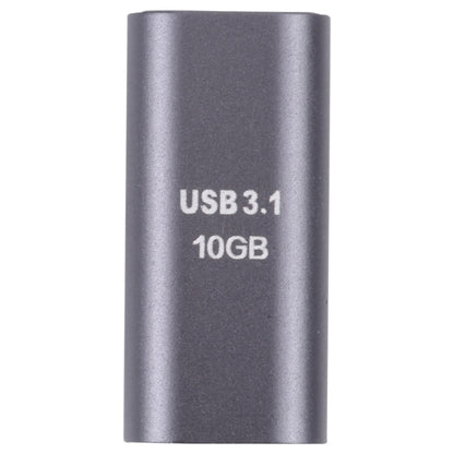 USB-C adapter with “USB 3.1 10GB” marking on dark gray housing