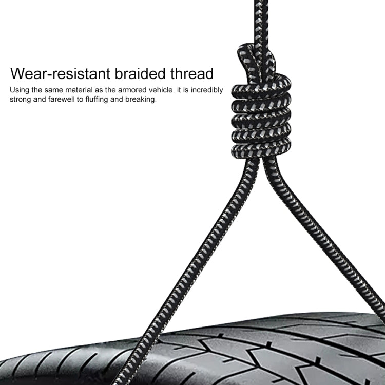 Black braided adapter cable with coiled strain relief for USB-C to HDMI