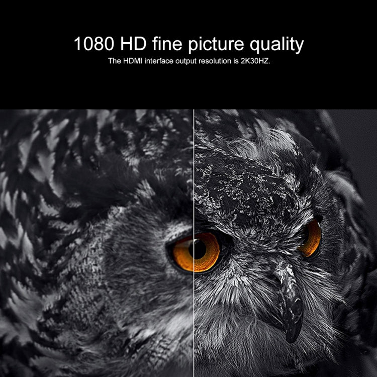 Black high-contrast close-up showing detailed image output