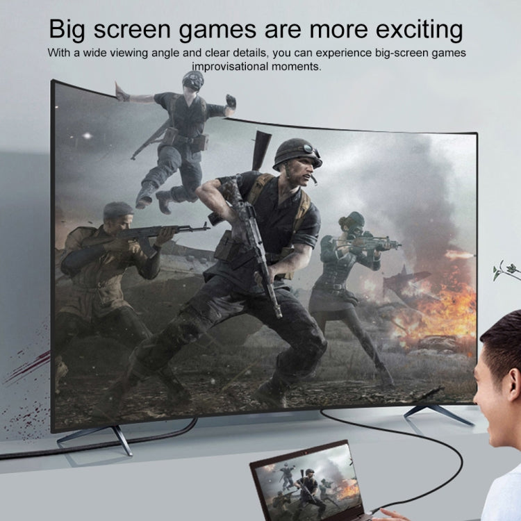 USB-C to HDMI adapter cable for gaming on big TV screens