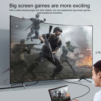 USB-C to HDMI adapter cable for gaming on big TV screens