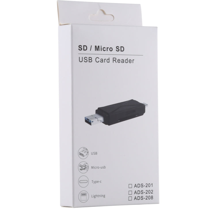 Retail box for SD and micro SD USB card reader