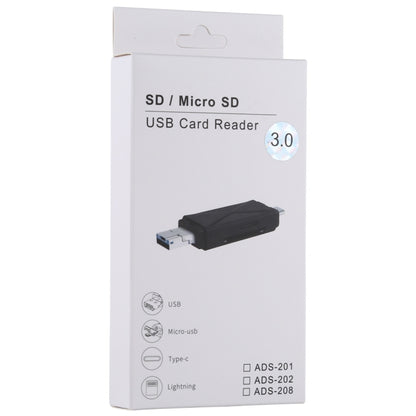 USB 3.0 card reader retail box with SD and microSD reader features