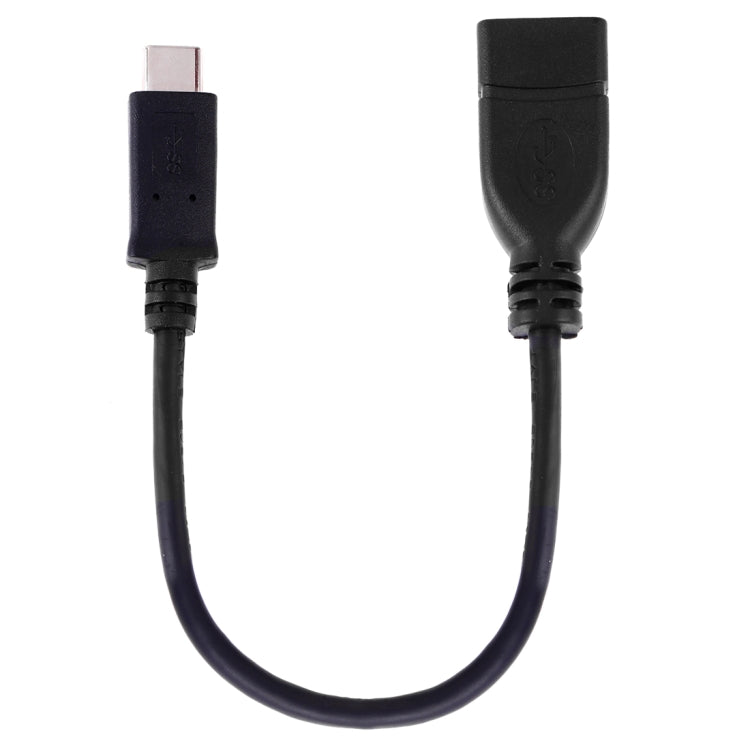 USB-C to USB 3.0 OTG adapter cable with USB-C male and USB-A female connectors