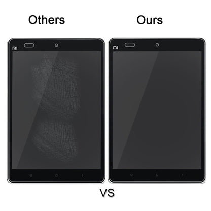 Tablet screen protector comparison: two screens, clearer view with tempered glass film
