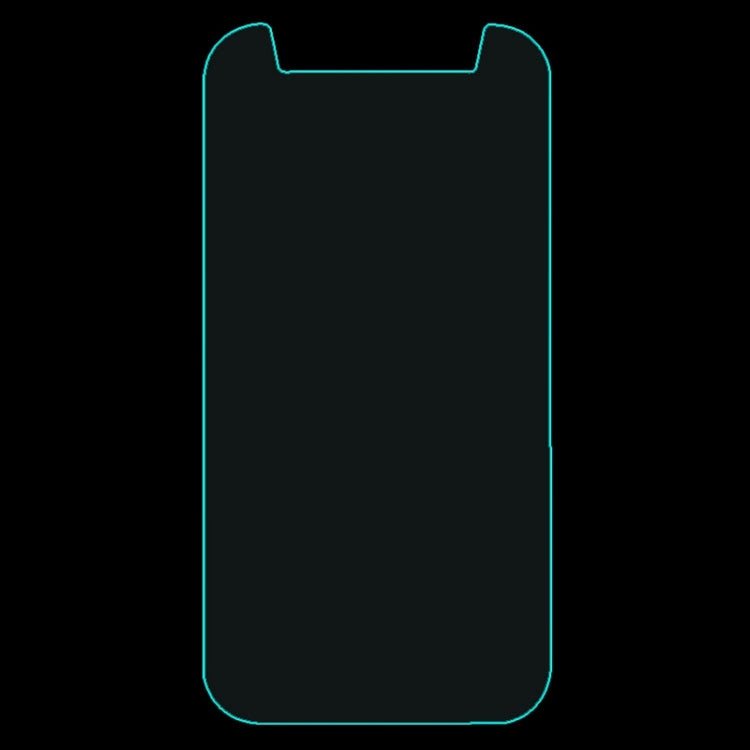 Clear tempered glass screen protector film for 5.3-inch smartphone, front cutout