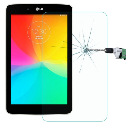 Tempered glass screen protector film for LG tablet, 2.5D rounded edges