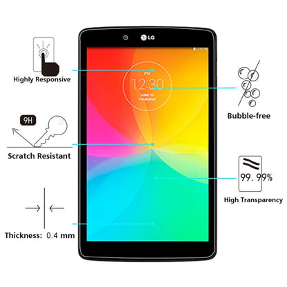 Tempered glass screen protector film with bubble-free, scratch resistant 0.4mm 9H