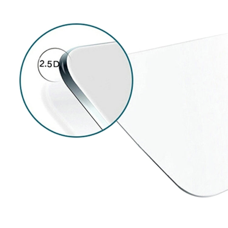 2.5D curved tempered glass screen protector corner close-up