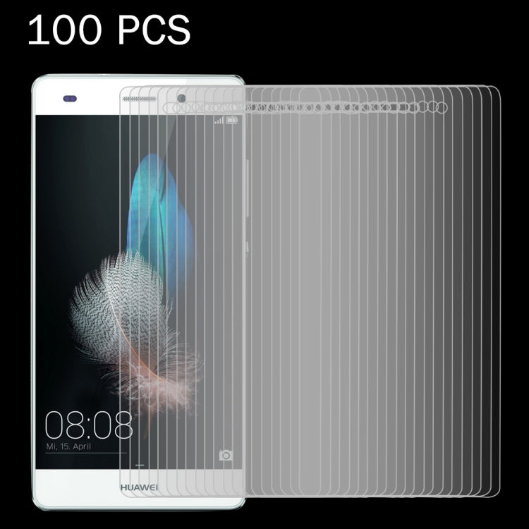 Huawei P8 Lite tempered glass screen protector sheets, 2.5D, 100-pack