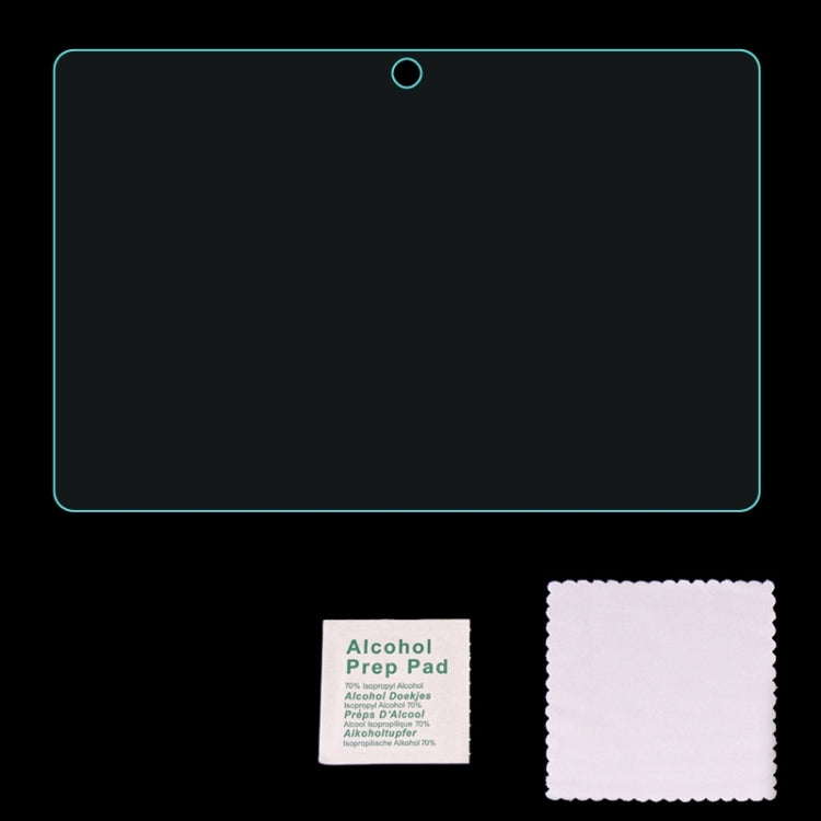 Tempered glass screen protector with alcohol prep pad and cleaning cloth