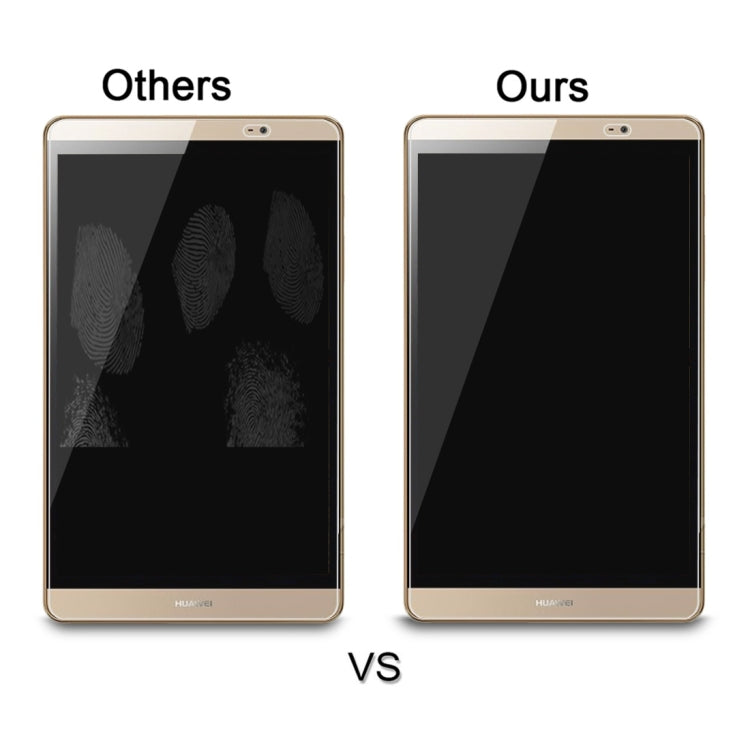 Tempered glass screen protector film comparison on tablet screens