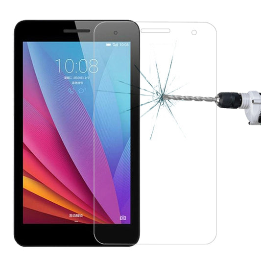 Tempered glass screen protector film with rounded 2.5D edges for tablets, clear