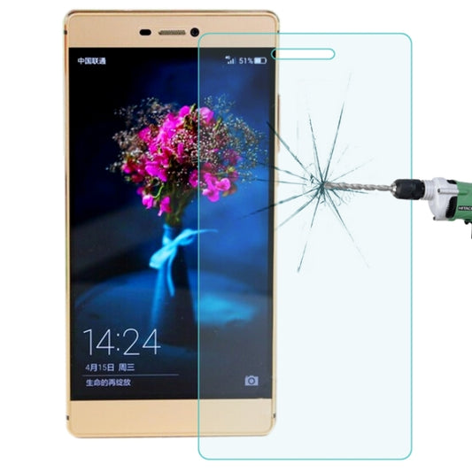 Tempered glass screen protector film for Huawei P8, clear 2.5D curved edge