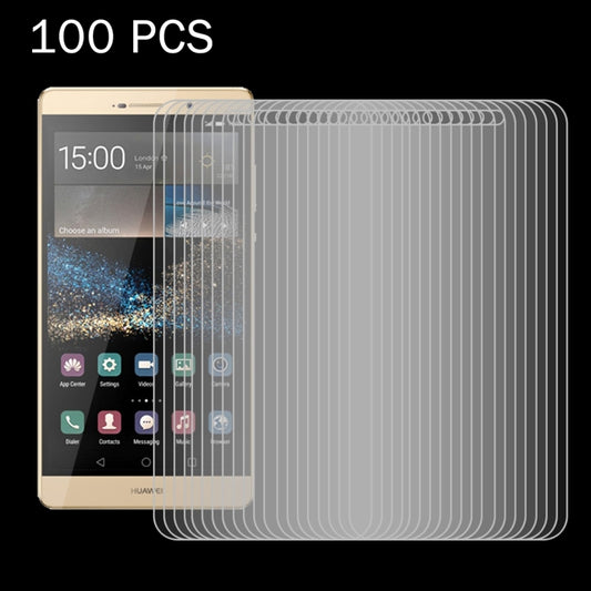 100-pack tempered glass screen protector films, stacked in clear screen-size sheets