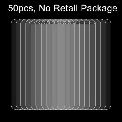 Pack of 50 clear 2.5D tempered glass screen protectors for Huawei P8