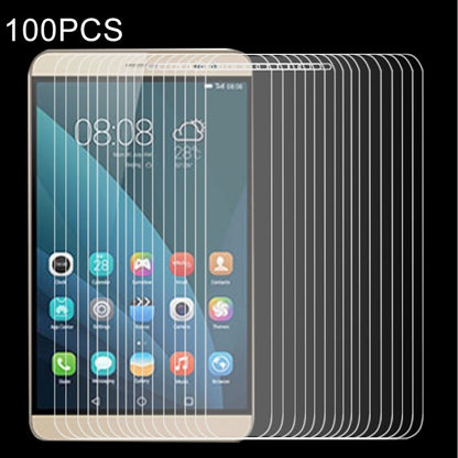 Tempered glass screen protector film set, stacked sheets for MediaPad X2 tablet
