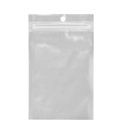 Anti-static zip-lock bag, clear plastic small pouch with top seal and hanging hole