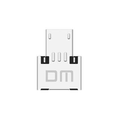 Micro USB OTG drive reader adapter plug view with metal USB slot and side grips
