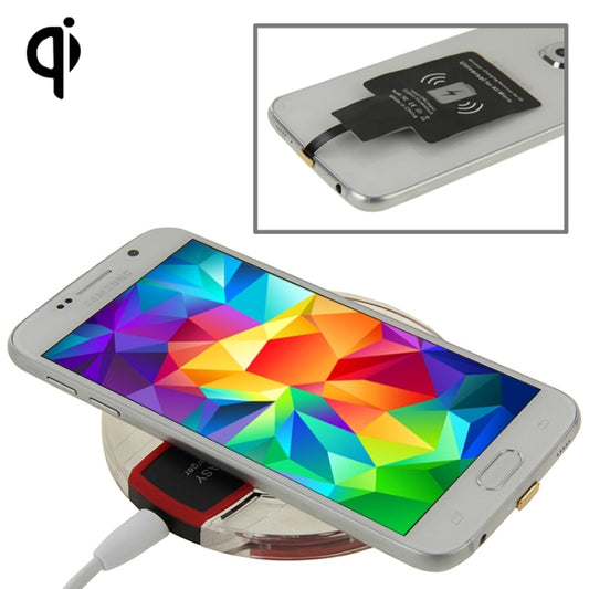 Qi wireless charging receiver module for Galaxy Note Edge, with phone and contact adapter