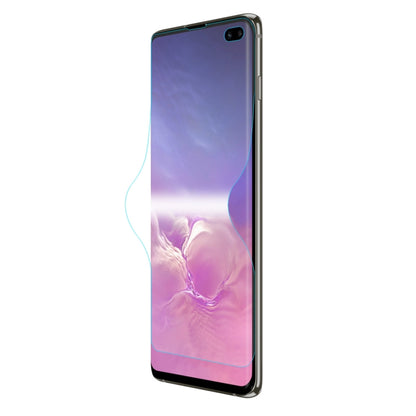 Hydrogel full-screen protector for Galaxy S10+ with edge-to-edge curved fit