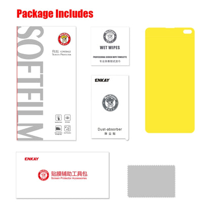 ENKAY hydrogel screen protector package with wipes and accessories