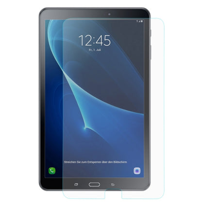 Tablet tempered glass screen protector film, clear and aligned to the screen