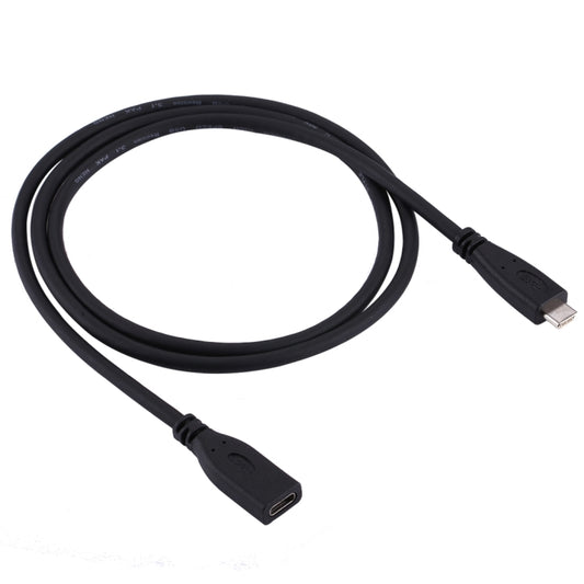 1m USB-C to USB-C adapter cable with male and female Type-C connectors