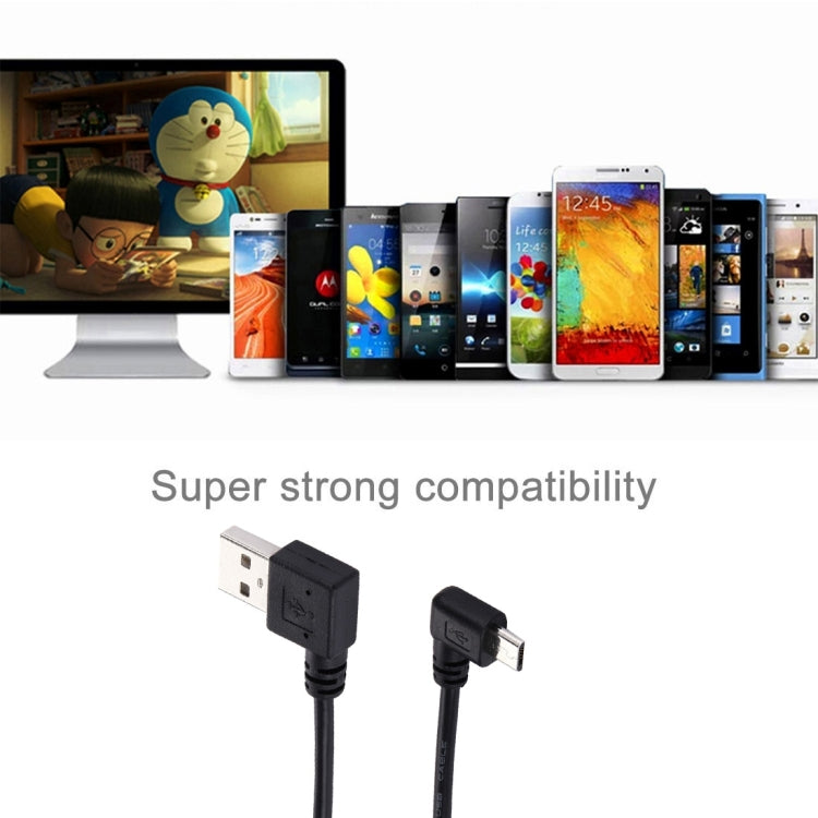 USB-A to Micro-USB data cable ends shown with black connectors