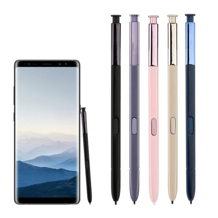 Assorted color touch stylus S Pen set for Galaxy Note 8: black, grey, pink, gold, blue