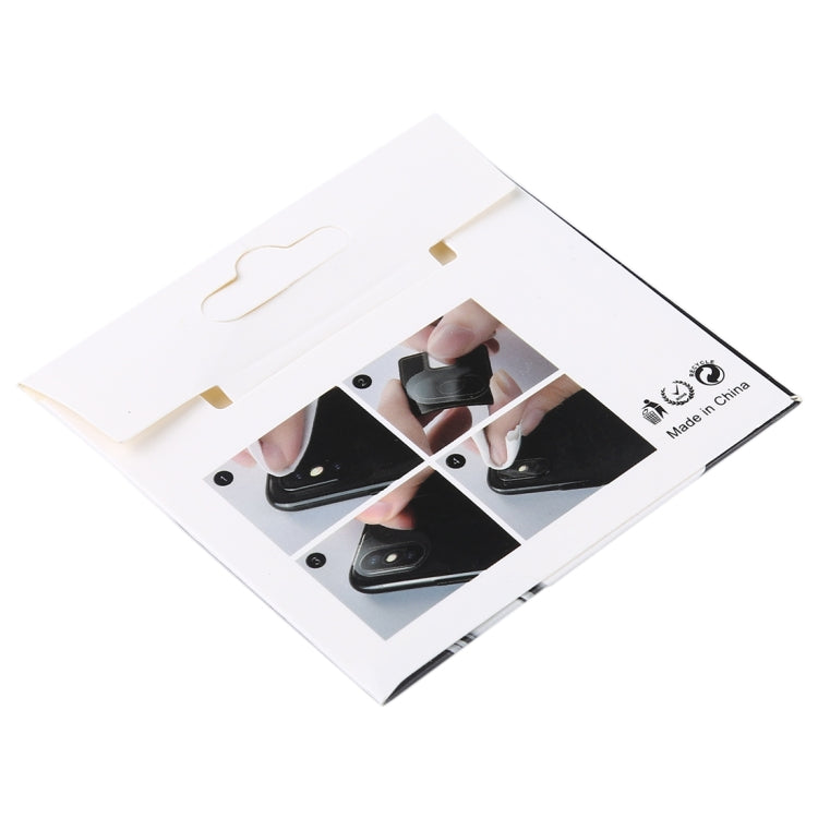 Camera lens film packaging box, open window insert with lens protectors inside