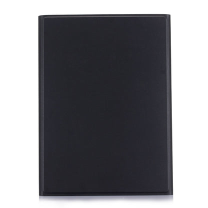Black folio tablet case with smooth protective front panel