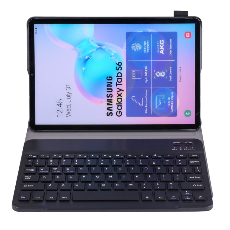 Black folio keyboard case with built-in stand and detachable Bluetooth keyboard
