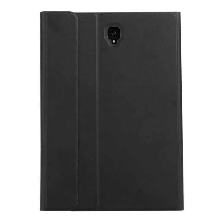 Black tablet back case with camera cutout and fold cover