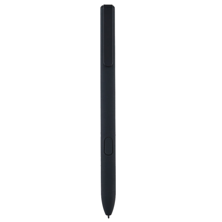 Black touch screen stylus pen with side button and pointed tip