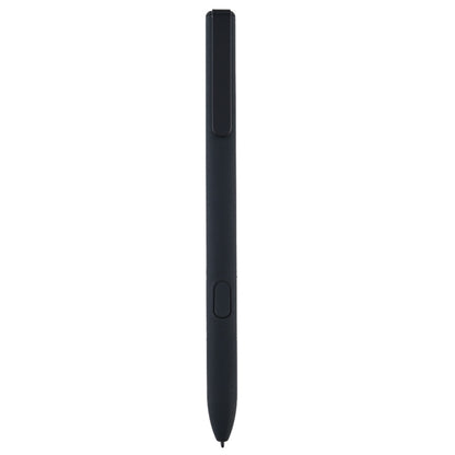 Black touch screen stylus pen with side button and pointed tip