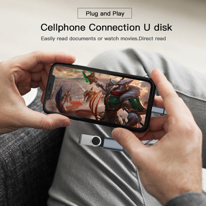 Micro USB adapter cable with braided cord connected to a smartphone charging port