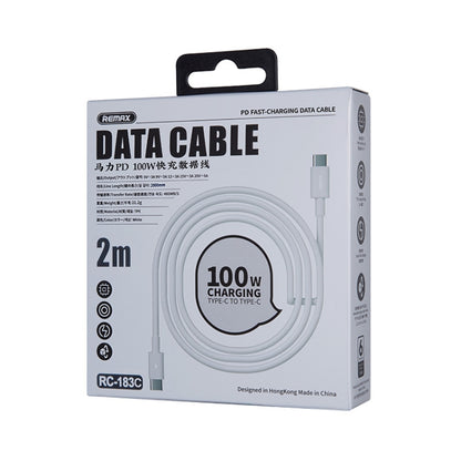 Remax RC-183C 2 m PD USB-C data cable retail box