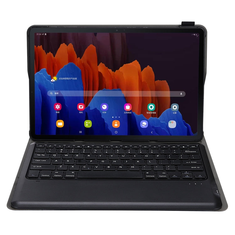 Detachable Bluetooth keyboard tablet case, black folio with tablet and detachable keyboard