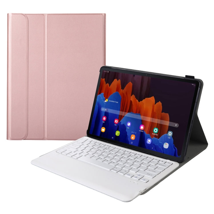 Detachable Bluetooth keyboard tablet case, rose gold folio with detachable keyboard and tablet