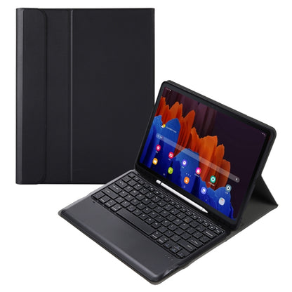 Black detachable Bluetooth keyboard tablet case with folio cover and stand
