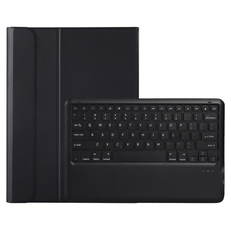 Black detachable Bluetooth keyboard tablet case, front view with QWERTY keys