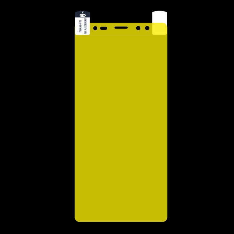 Full screen hydrogel protector film backing sheet, bright yellow