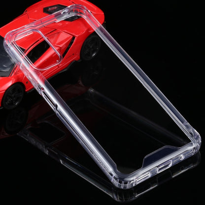 Transparent shockproof phone case with raised corners for Xiaomi Redmi Note 10 5G